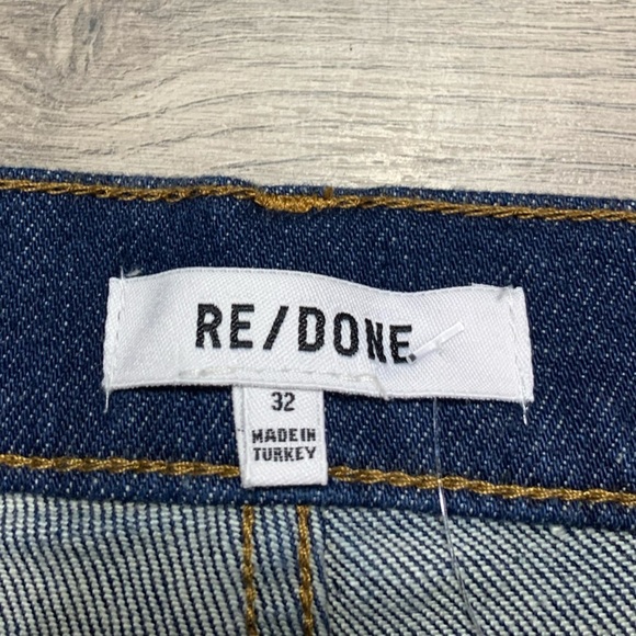 RE/DONE Originals 70's Ultra High Rise Wide Leg in Rigid Like Sz 32 NWT - Picture 8 of 15